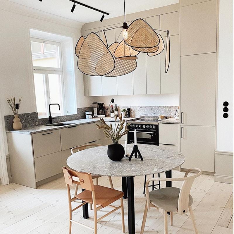 Cinque Terre | Boho Rattan Soliya Mobile Chandelier