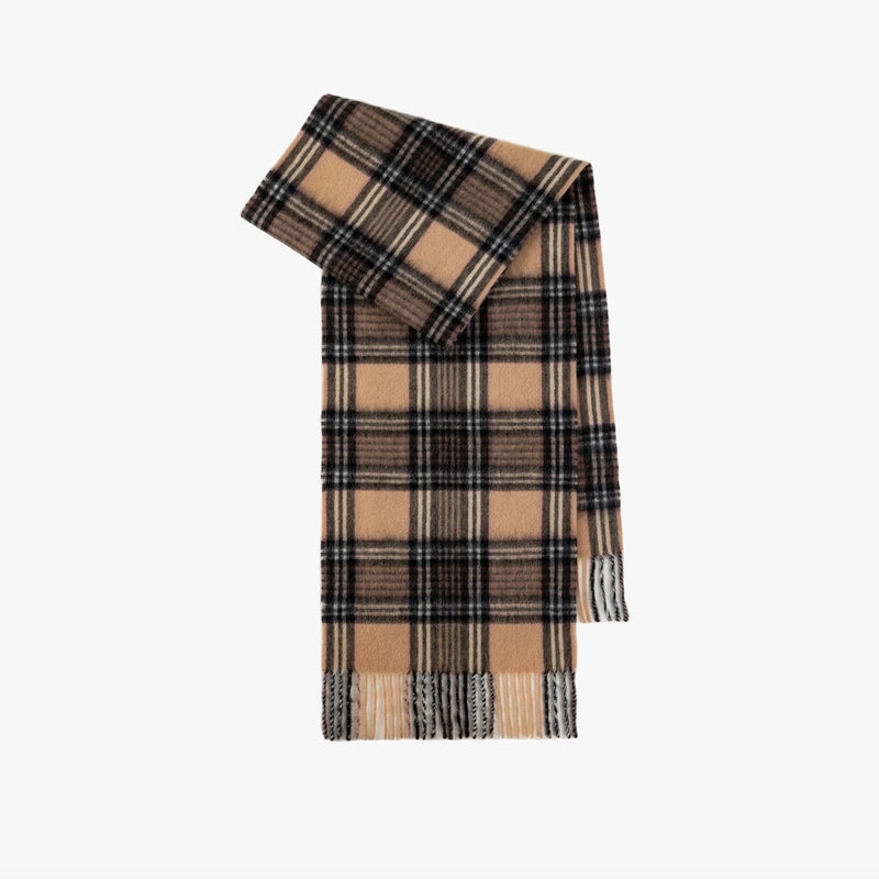 Wool Scarf Advanced Sense Simple Plaid Spring Clothing Women's Clothing Batch Winter Explosions For Women And Men