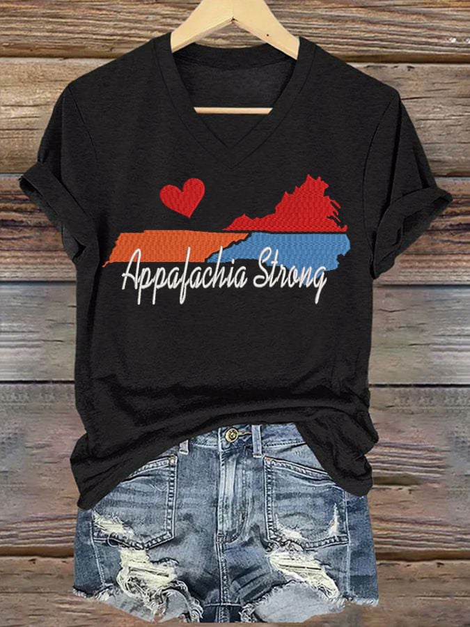 Women's Appalachia Strong Print T-Shirt