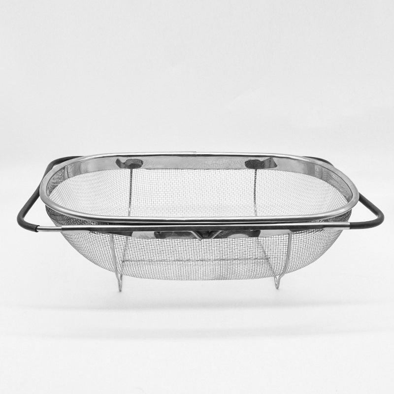 EXPANDABLE STAINLESS STEEL KITCHEN DRAIN BASKET & STRAINER