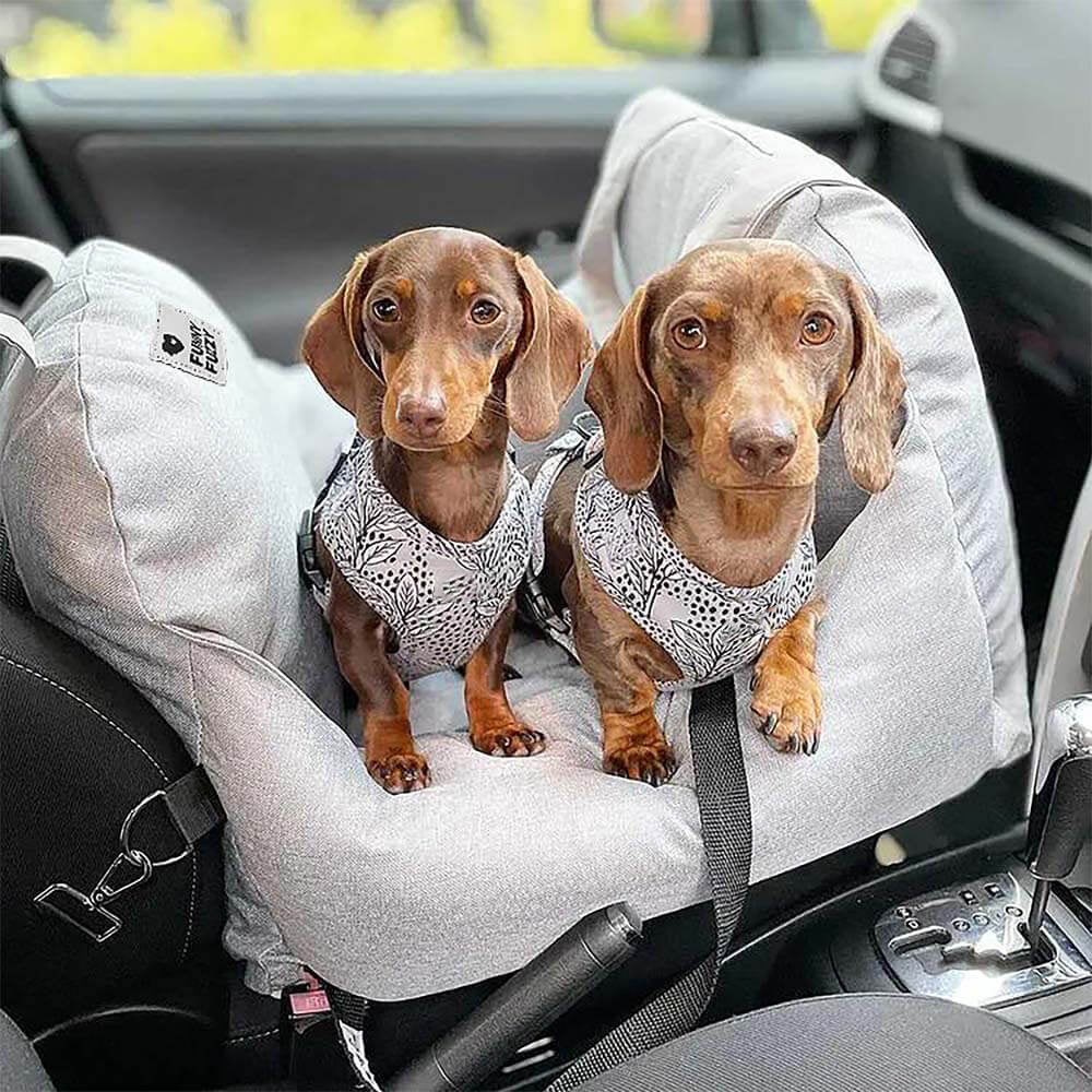 Dog Car Seat Bed - First Class Travel Bundle