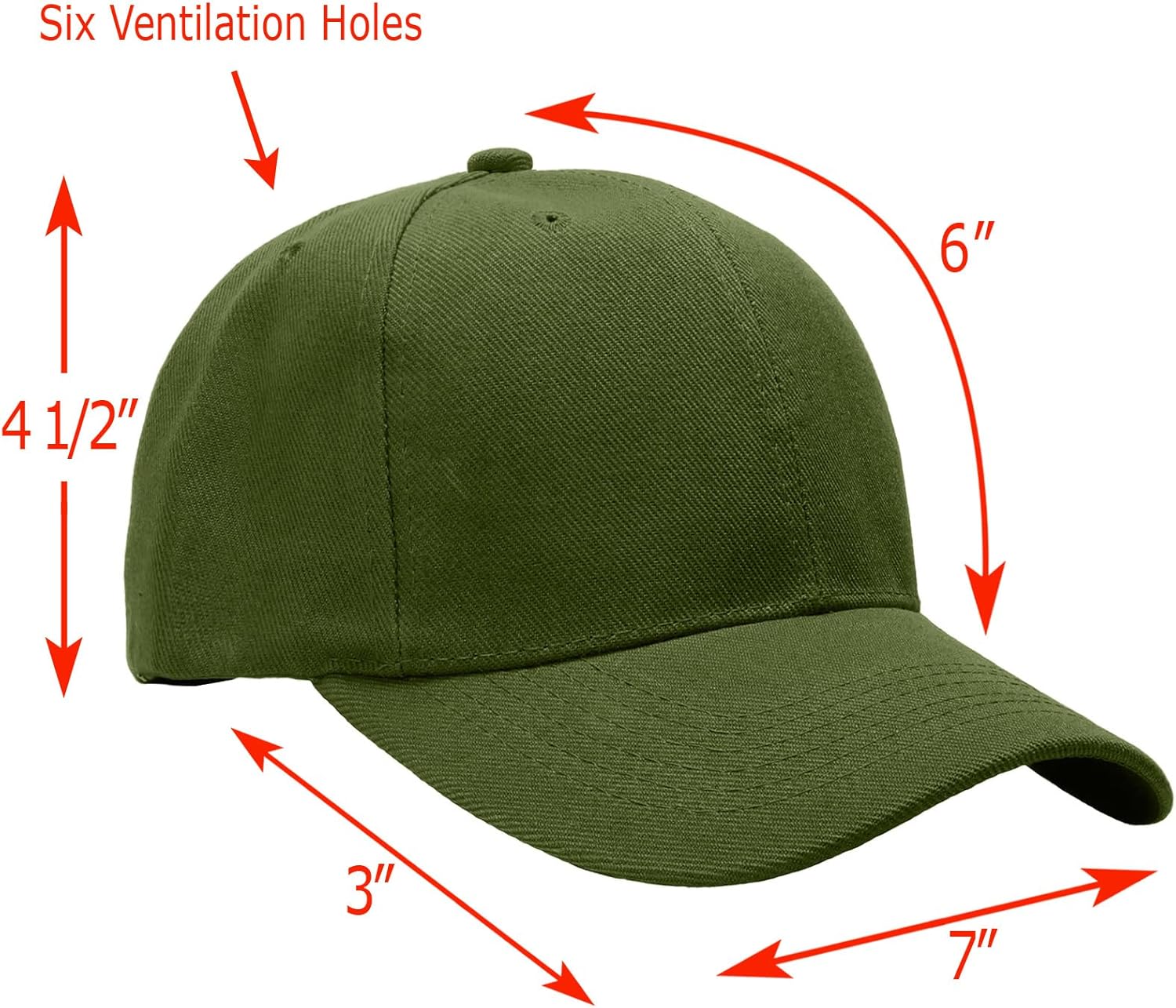 Falari Wholesale Bulk Lot 12-Pack Baseball Cap Adjustable Size Plain Blank Solid Color