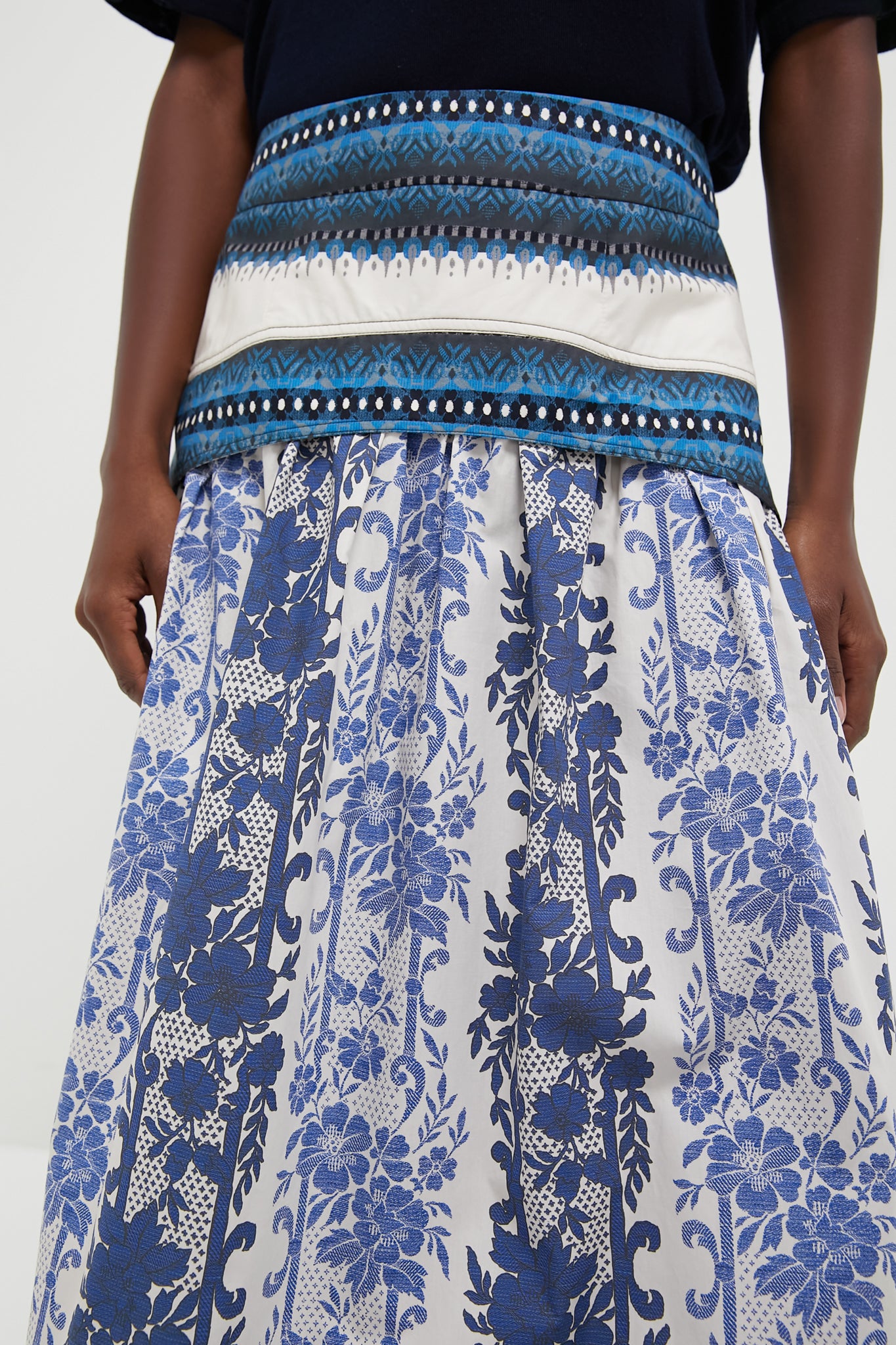 Bondi Blues Cotton Poplin Jolie Skirt