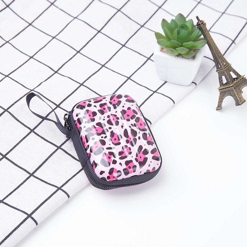 Unisex Solid Color Tinplate Zipper Coin Purses
