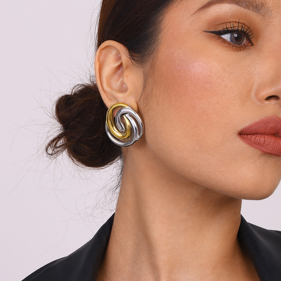 Titanium Steel Earrings Earrings 18K Gold Earrings Stainless Steel