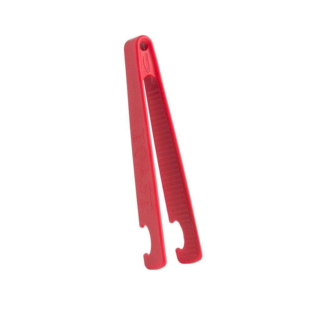 Silicone Toaster Tongs - Red