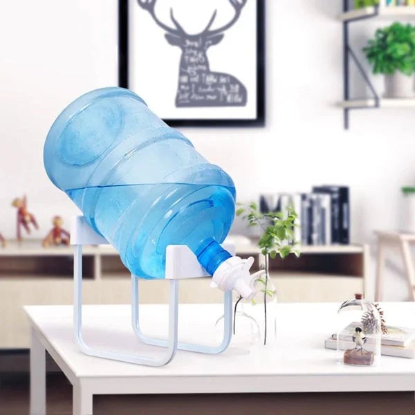 WATER BOTTLE METAL STAND WITH TAP
