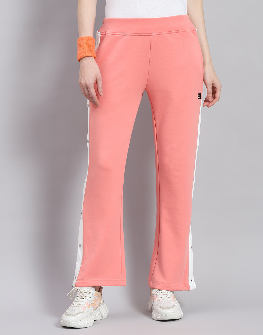 Women Pink Solid Regular Fit Lower