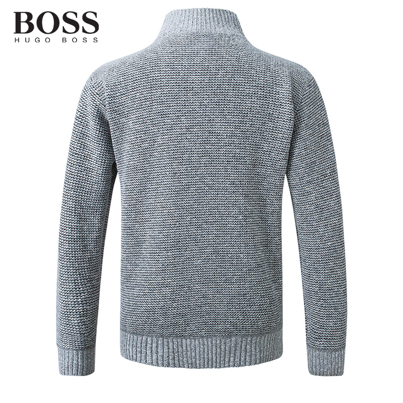 BOSS Men-s Knitted Sweater Cardigan