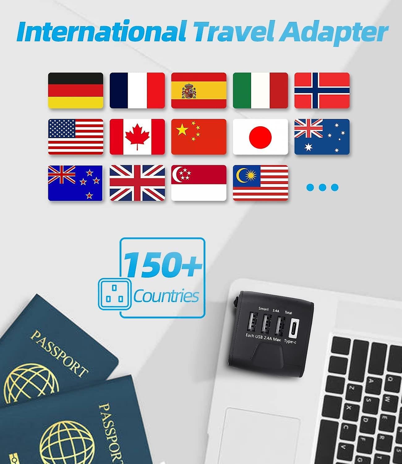 Multifunctional travel charger converter——✨(Buy 2 free shipping)✨