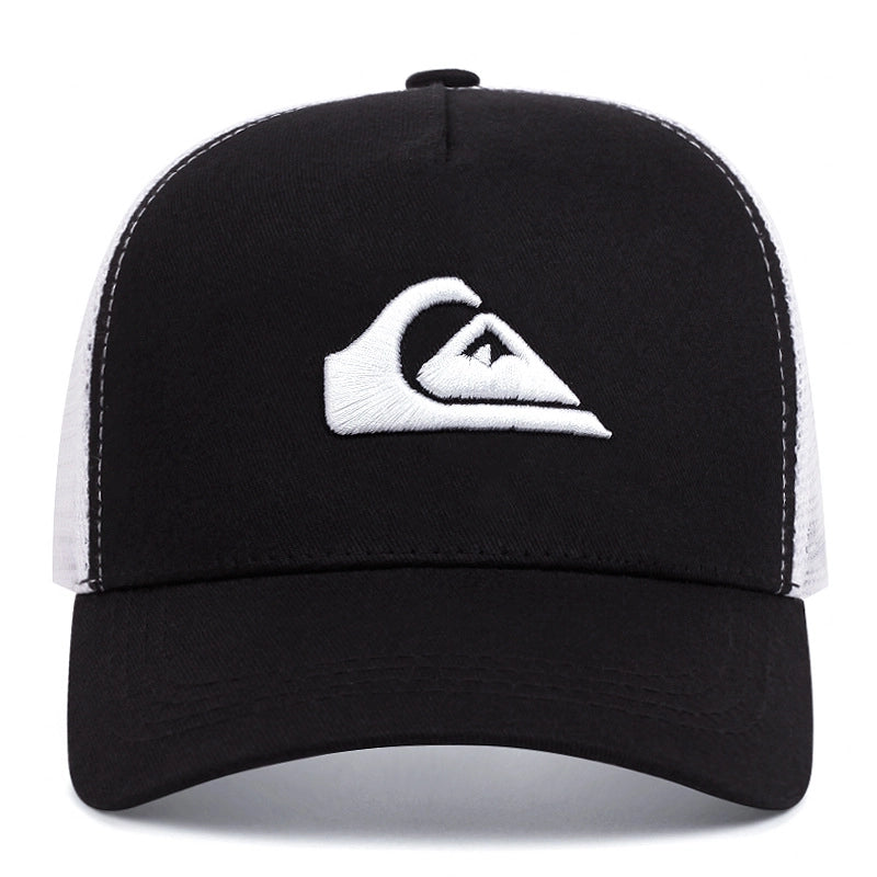 Unisex Minimalist Classic Style Color Block Printing Curved Eaves Baseball Cap