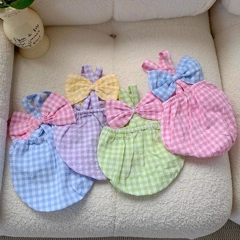 Minimalist Classic Style Cotton Color Block Pet Clothing