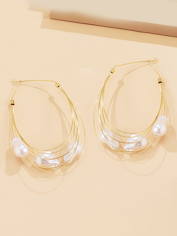 Tasseled Pearl Ear-Ring