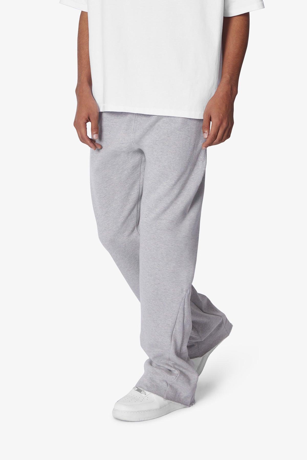 Heavy Every Day Bootcut Sweatpants - Marled Grey