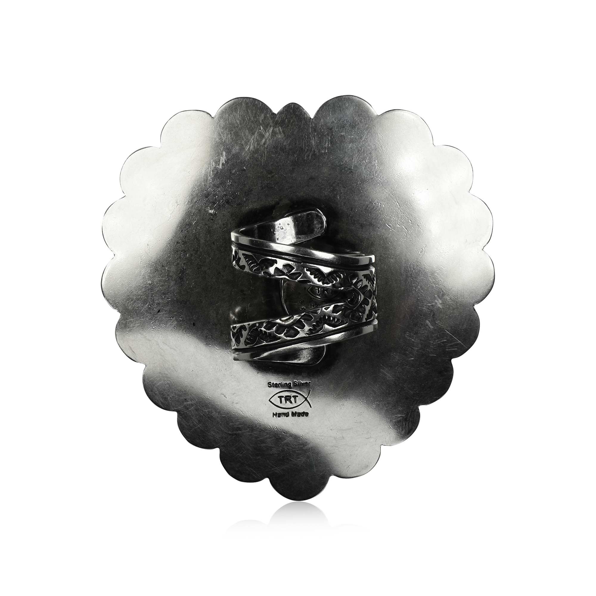 Spiny Oyster Heart Statement Ring