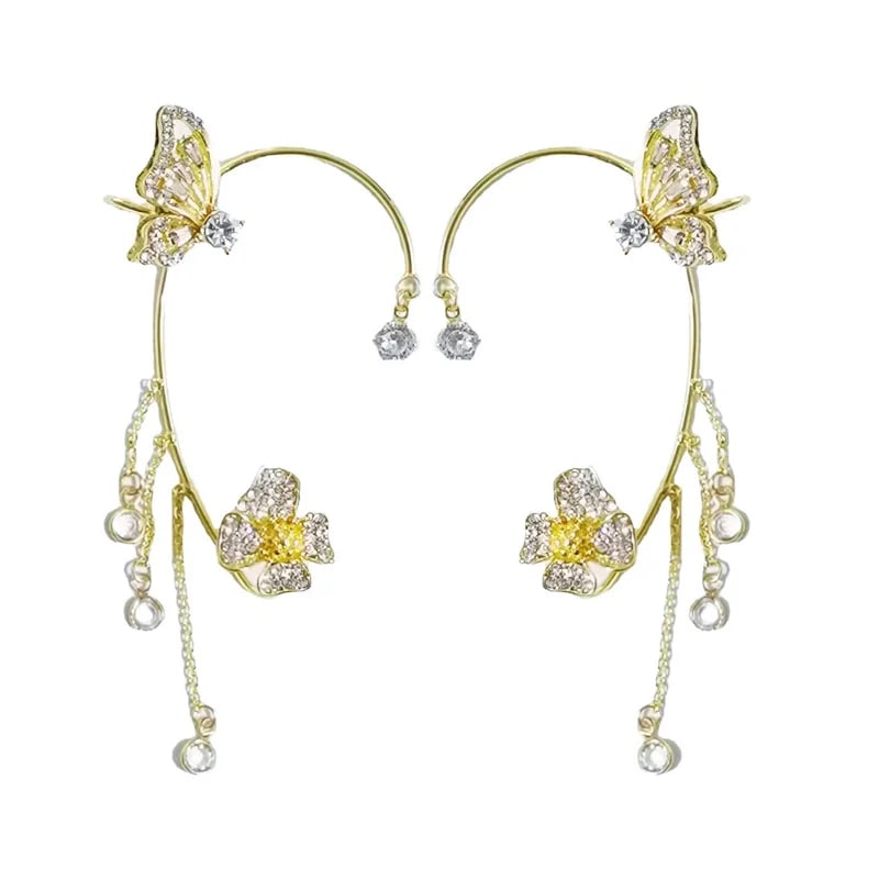 💐2023 HOT SALE💝-BUTTERFLY TASSEL STYLE ZIRCON EARRINGS | PERFECT GIFT🎁