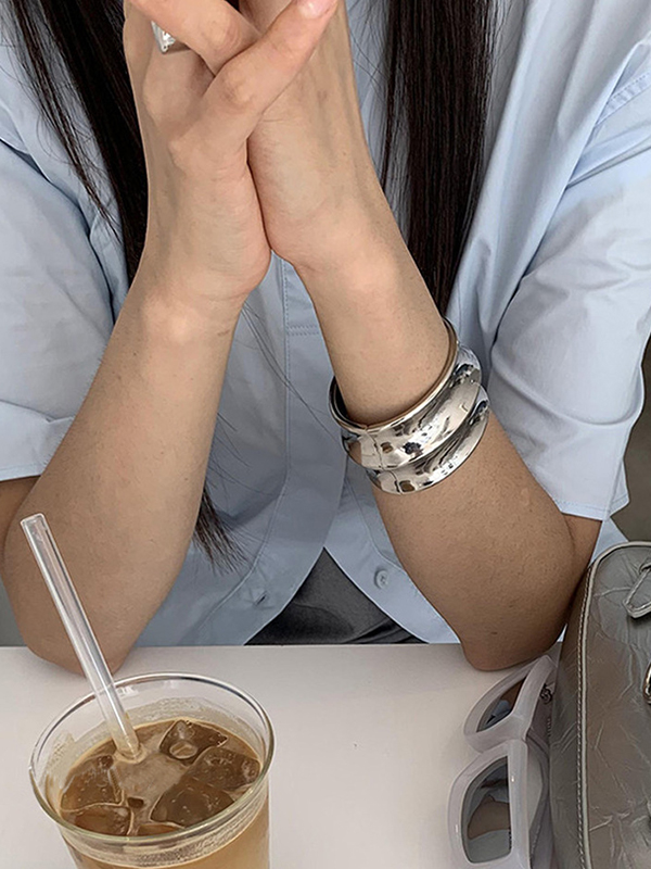 Normcore Geometric Solid Color Bracelet Accessories
