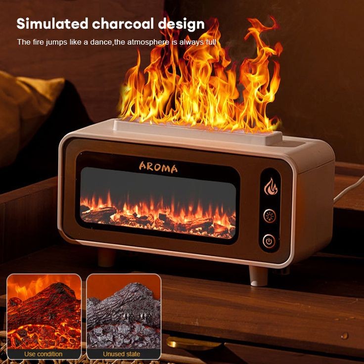 AROMA FIREPLACE AIR HUMIDIFIER