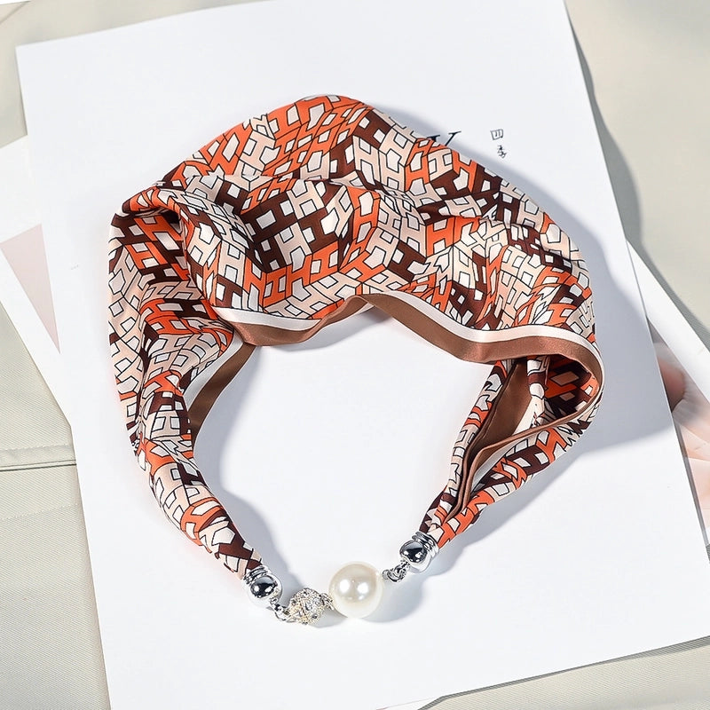 Women's Vacation Sweet Geometric Polyester Scarf