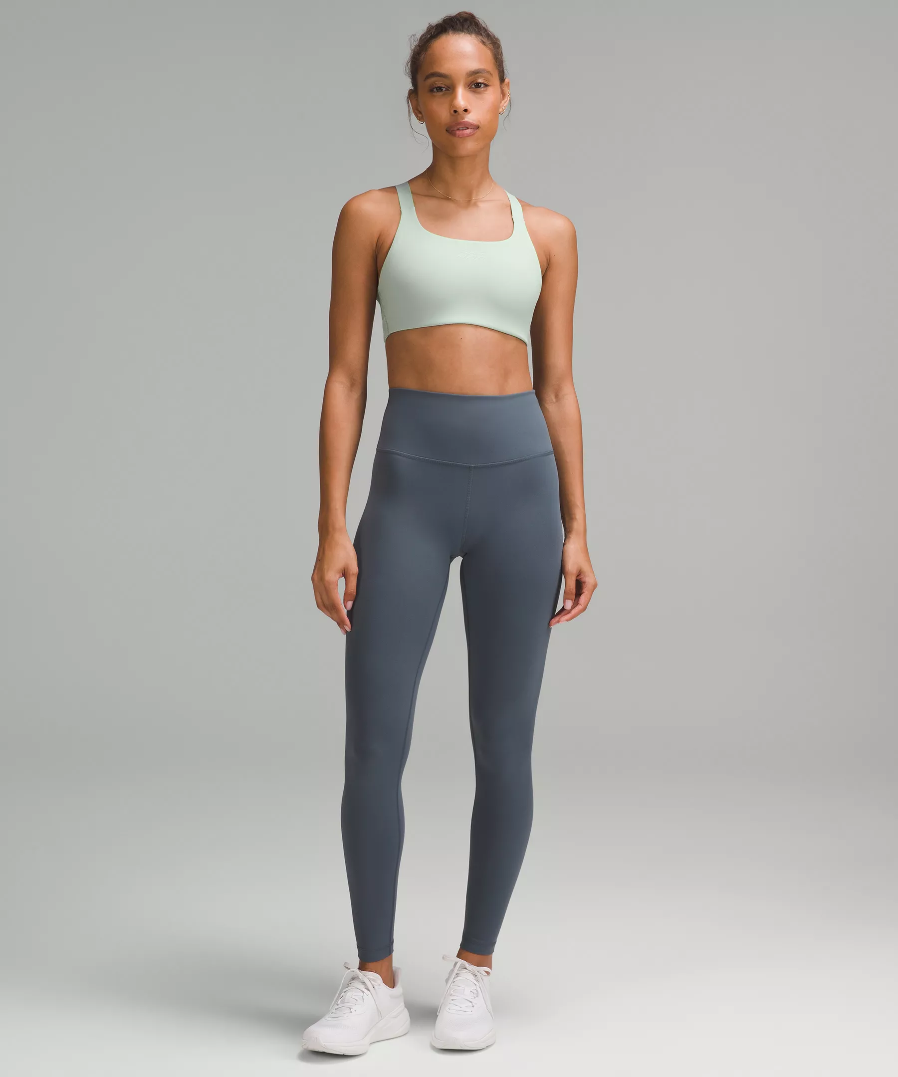 Ultralu Square-Neck Workout Bra B/C Reflective