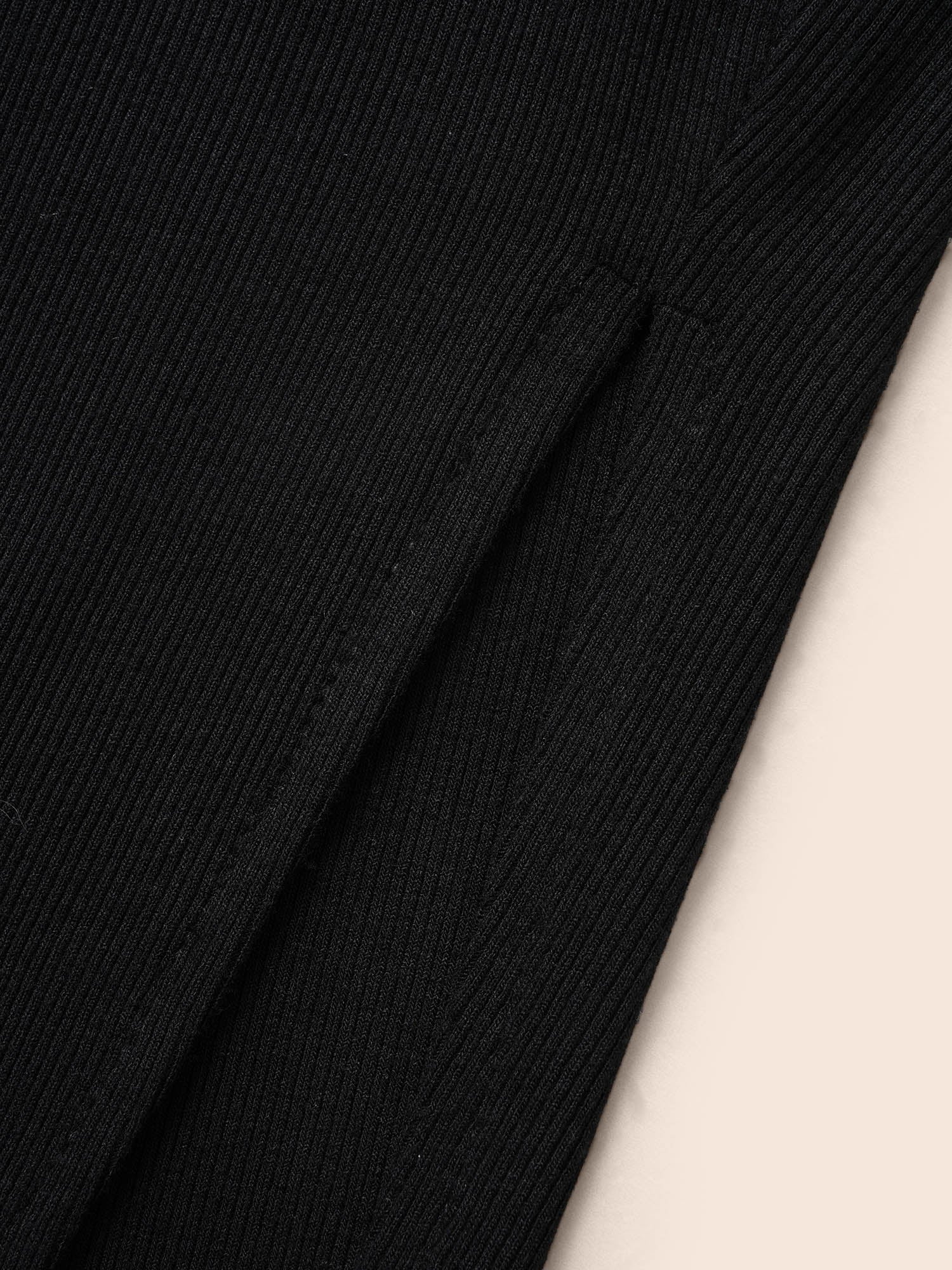 Metal Detail Keyhole Split Hem Dress