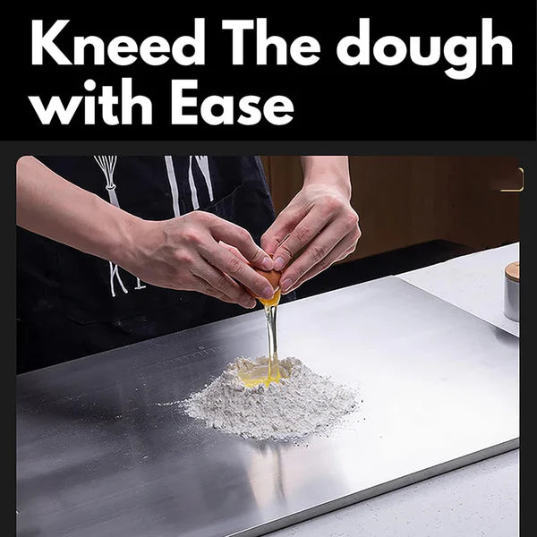 Stainless Steel Kitchen Chopping Board 41 x 31 Cm (Big Size) 306 Food Grade Steel