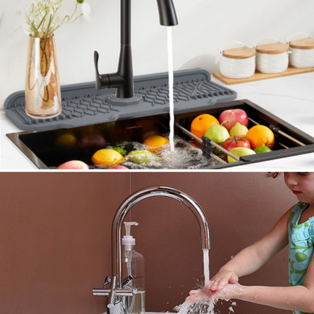 Rubber Faucet Sink Mat