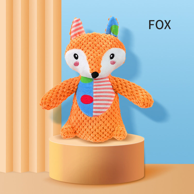 Plush Chew Toy with Double Sounds for Dogs