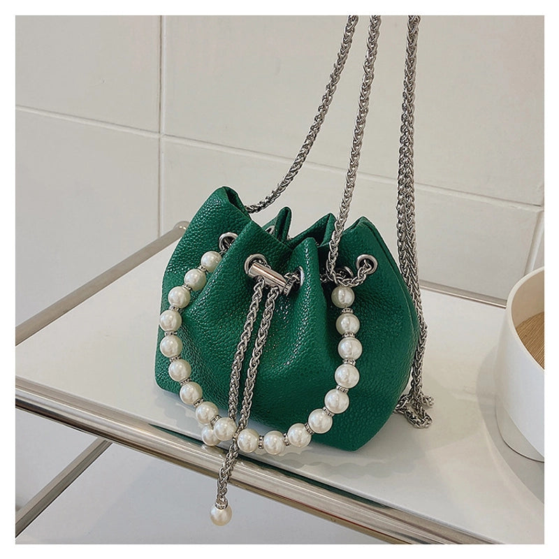 Women's Mini All Seasons Pu Leather Elegant Bucket Bag