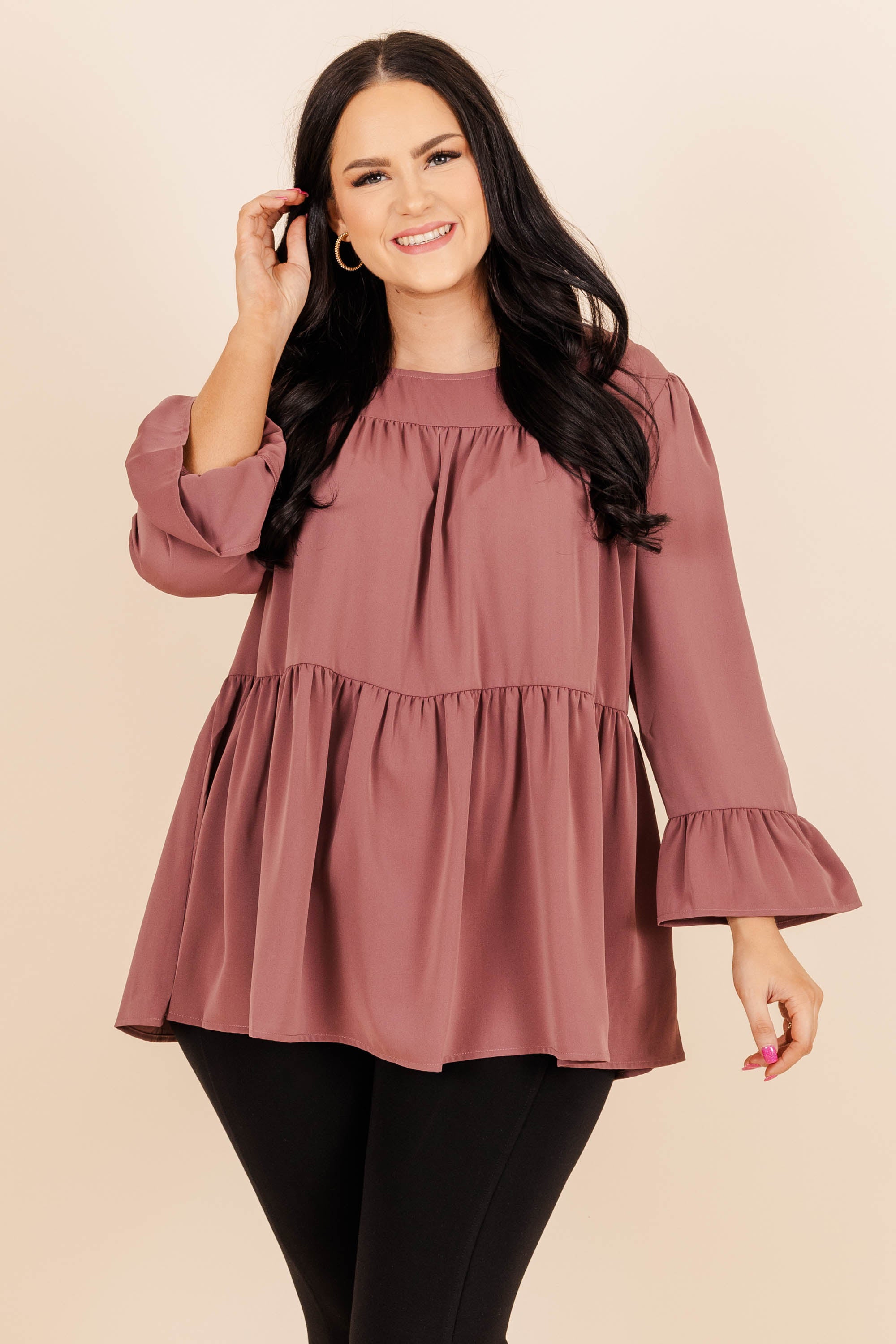 Day Dreaming About You Top. Mauve