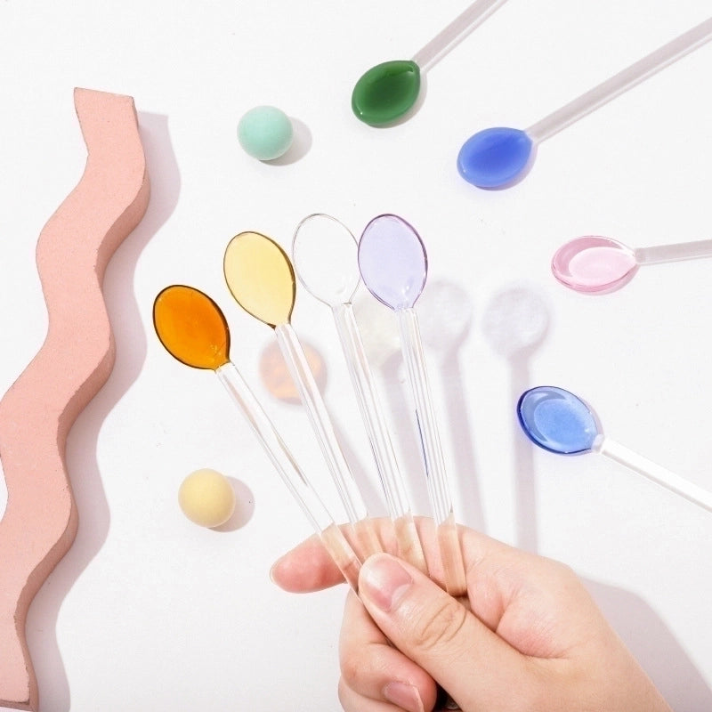 Minimalist Transparent Glass Spoon
