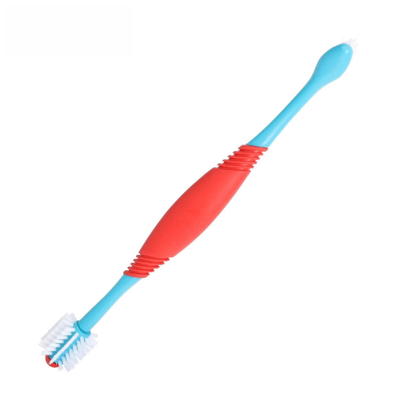 Pet Supplies Pet Toothbrush Double-headed Dog Toothbrush Cat Toothbrush Dog Toothbrush For Pet Oral Cleaning