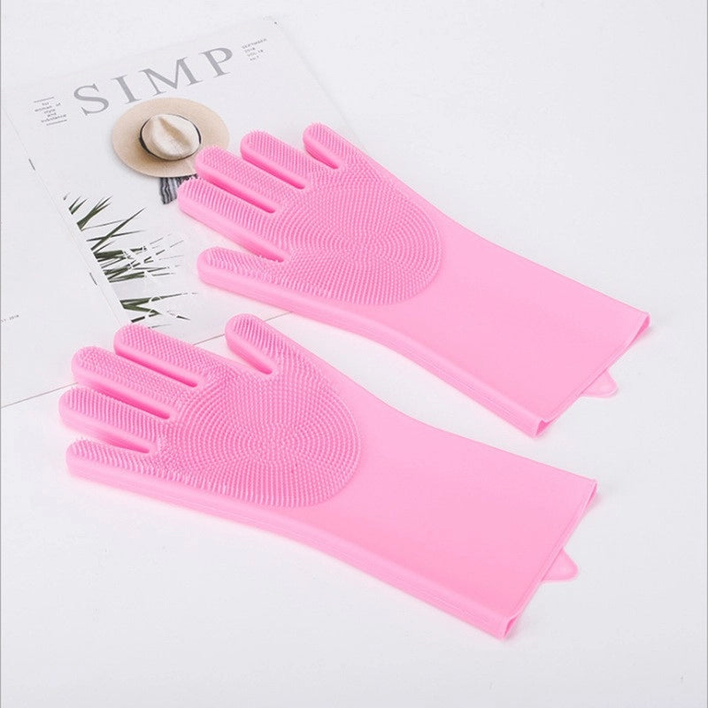 Basic Rubber Solid Color Pet Grooming Tools
