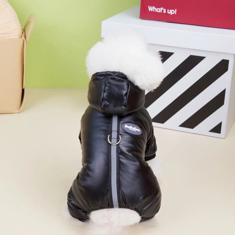 Dog Clothes Autumn And Winter Clothes New Pet Clothes Teddy Pet Clothes Winter Thickened 23 Three-color Four-legged Cotton-padded Jacket