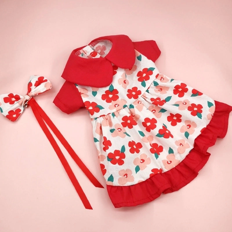 Sweet Cotton Flower Pet Clothing