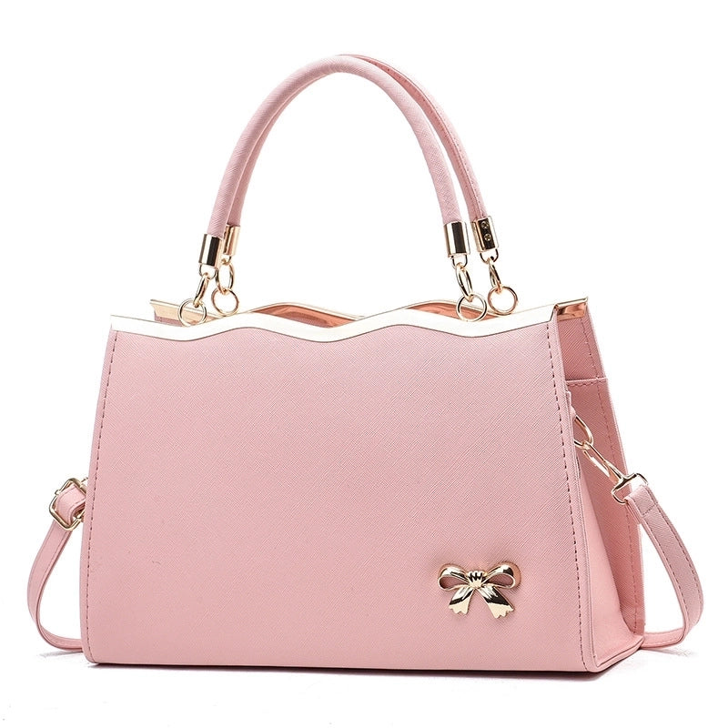 Women's Large All Seasons Pu Leather Basic Handbag
