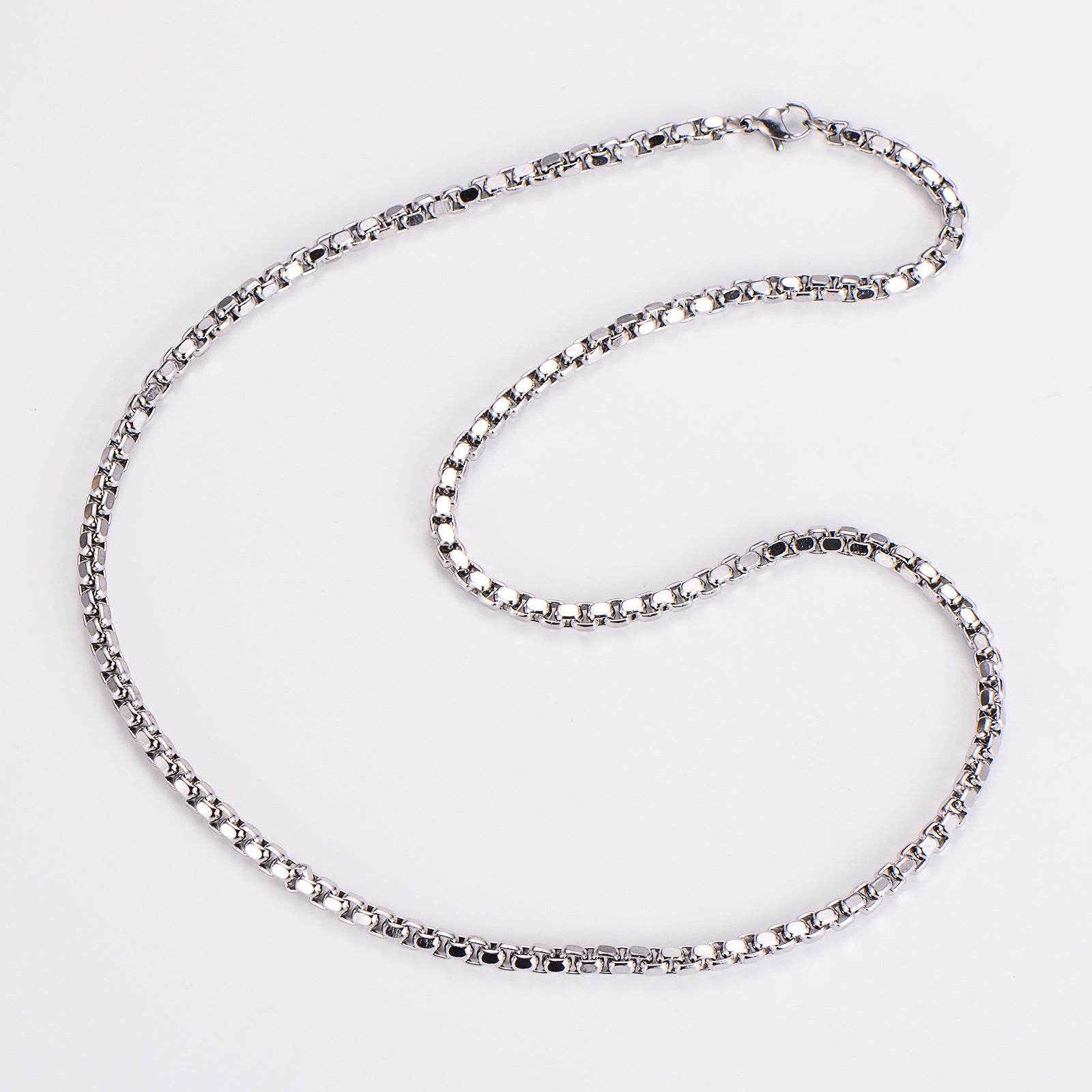 Aml Simple Street Personality Square Pearl Chain Batch Corner Trend Fashion Handmade Chain