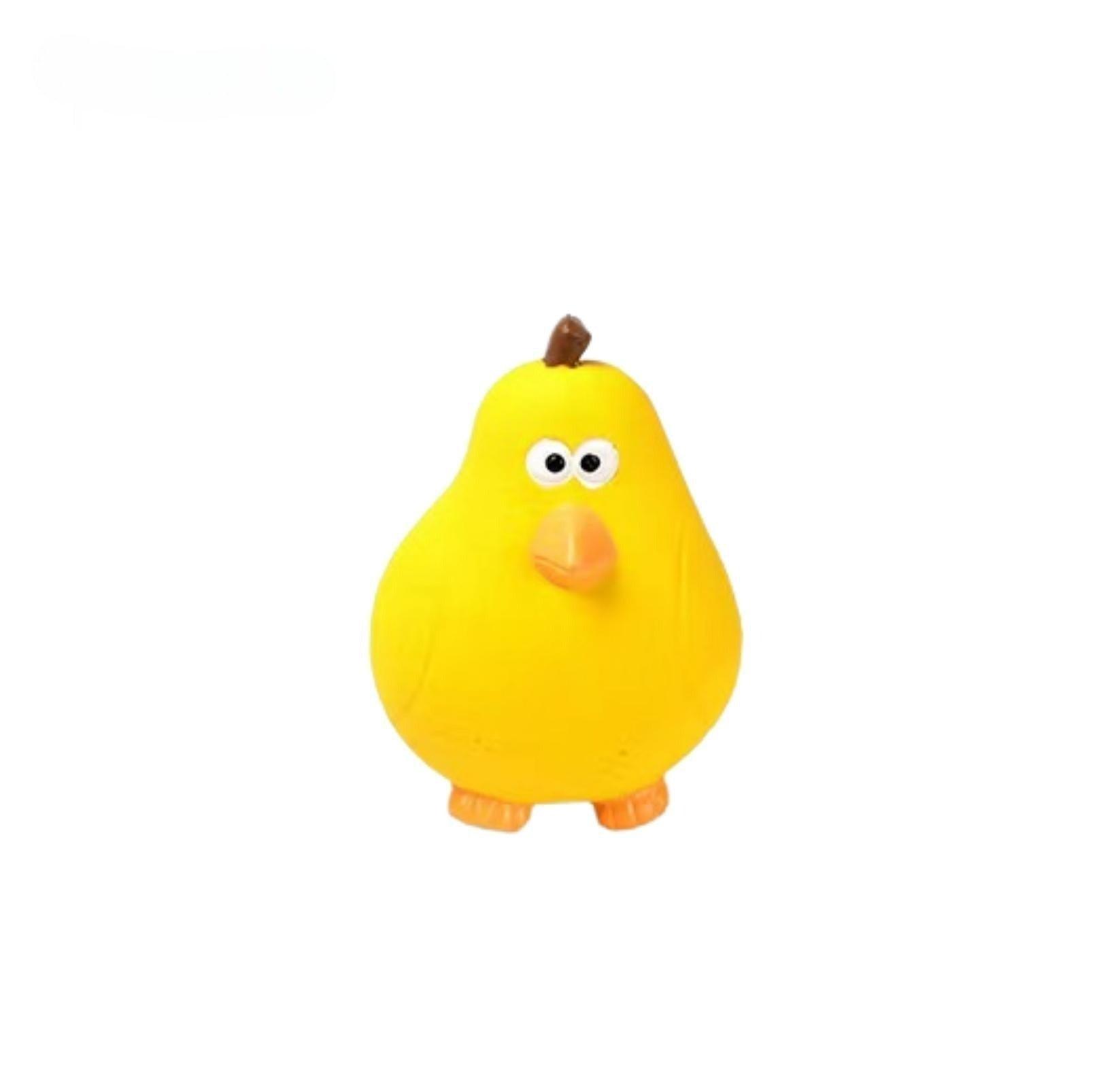 Q-Monster Latex Dog Toy Chewing and Sounding- Cute Fruity Animal Series