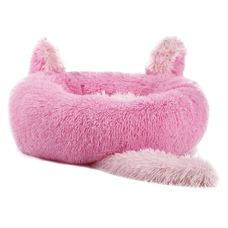 Minimalist Cloth Solid Color Pet Bed