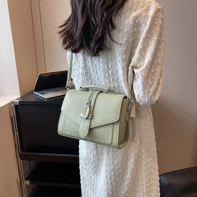 Women's Small All Seasons Pu Leather Classic Style Handbag