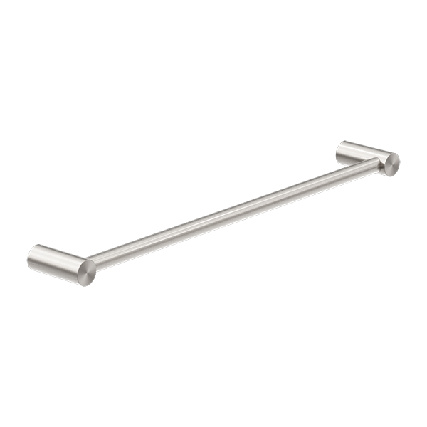 Nero New Mecca 600mm Single Towel Rail - Brushed Nickel / NR2324BN