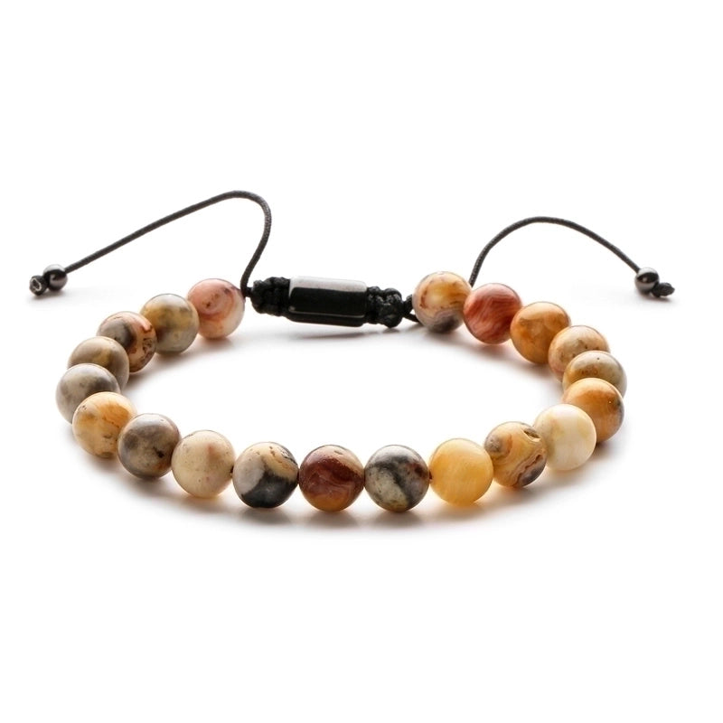 Retro Geometric Natural Stone Bracelets