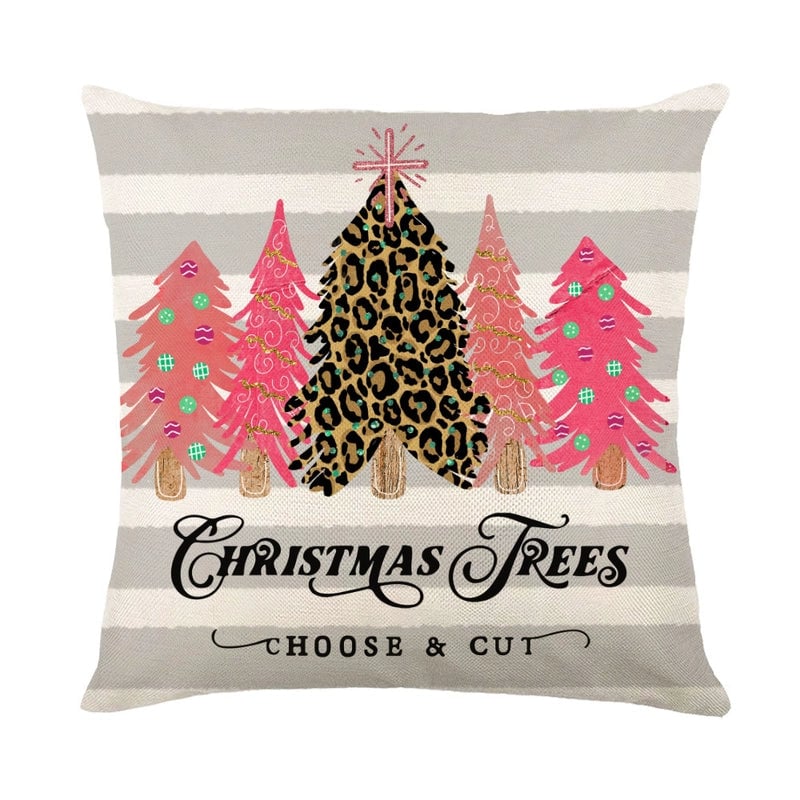 Casual Vacation Letter Linen Pillow Cases