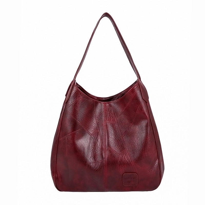Women's Medium All Seasons Pu Leather Vintage Style Tote Bag