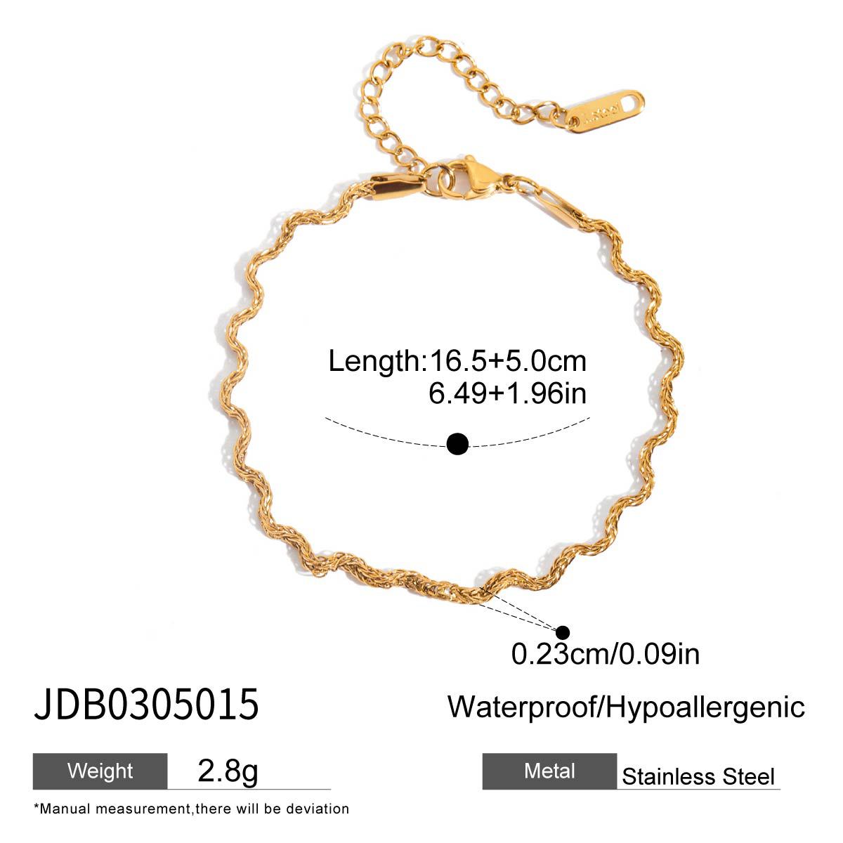 Stainless Steel Jewelry Bracelet For Girls Hot-Selling Titanium Steel Sand Gold