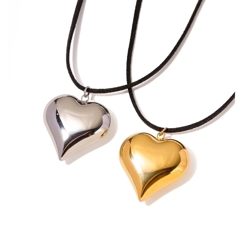 Minimalist Love Stainless Steel 18K Gold Plated Plating Necklace