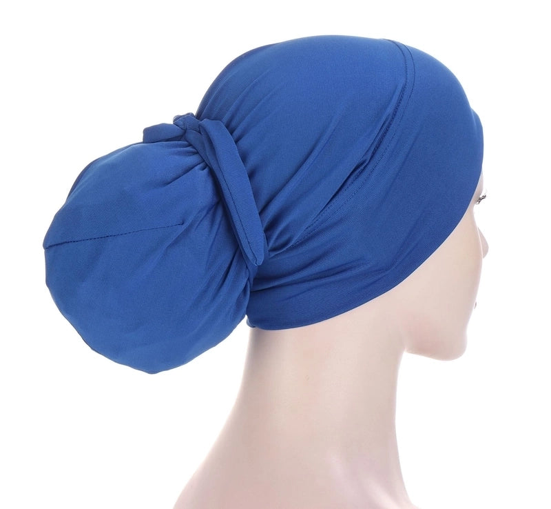 Women's Minimalist Solid Color Eaveless Beanie Hat
