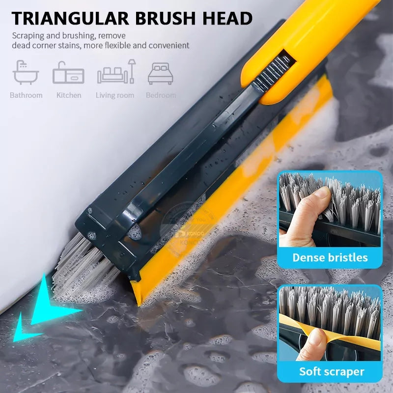 2IN1 FLOOR SCRUBBER CLEANING WIPER BRUSH