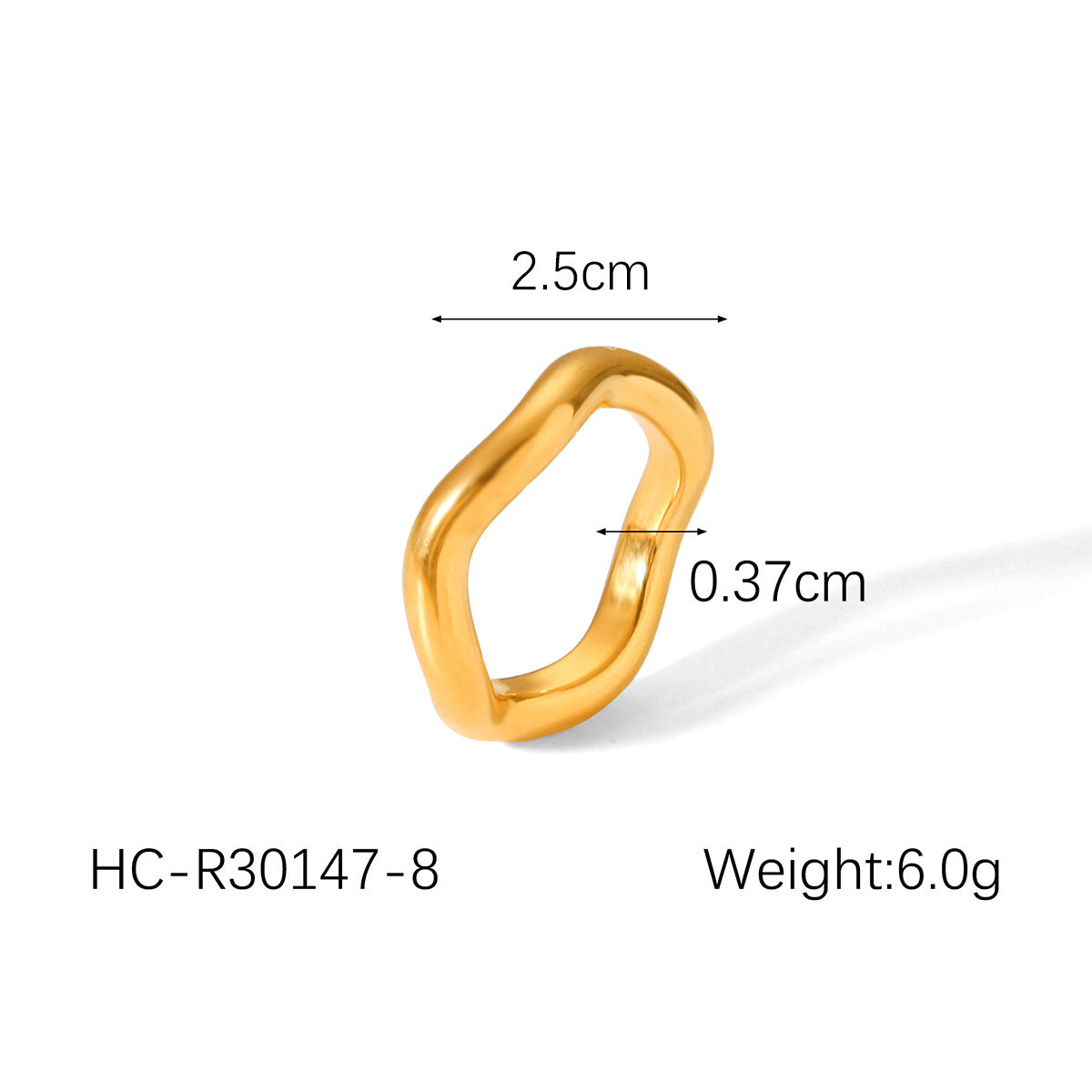 Stainless Steel Diamond Ring Stacking Ring Titanium Steel Bracelet Women