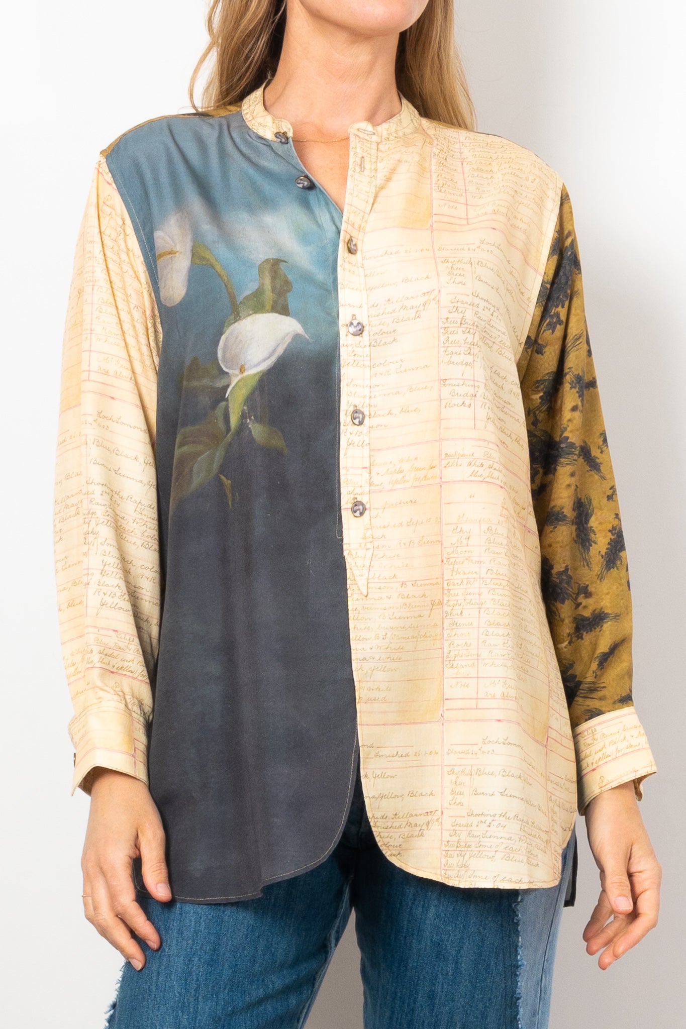 Circular by Maud Alice Dainty Artworks Silk Shirt